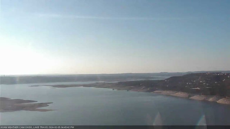 Lake Travis webcam, February 5, 2024 4:45 PM CT