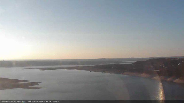 Lake Travis webcam, February 5, 2024 5:25 PM CT