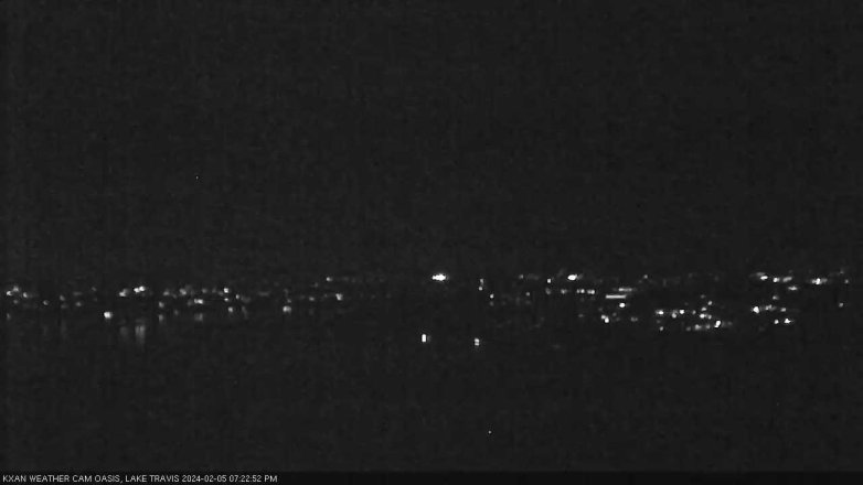 Lake Travis webcam, February 5, 2024 7:25 PM CT