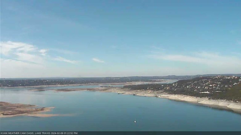 Lake Travis webcam, February 6, 2024 1:25 PM CT