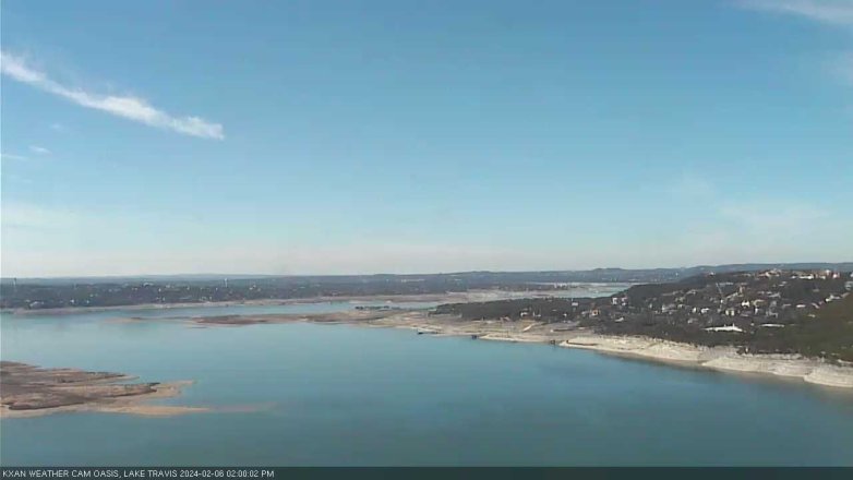 Lake Travis webcam, February 6, 2024 2:00 PM CT