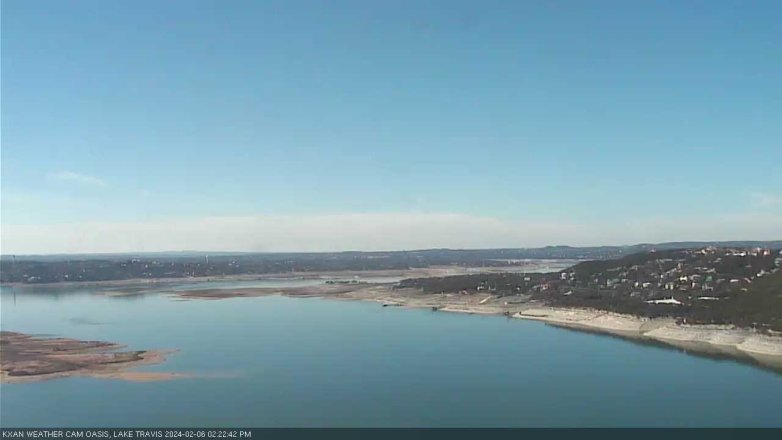 Lake Travis webcam, February 6, 2024 2:25 PM CT