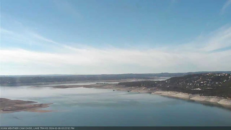 Lake Travis webcam, February 6, 2024 3:25 PM CT