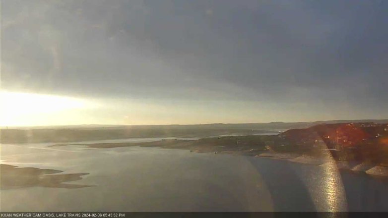 Lake Travis webcam, February 6, 2024 5:45 PM CT
