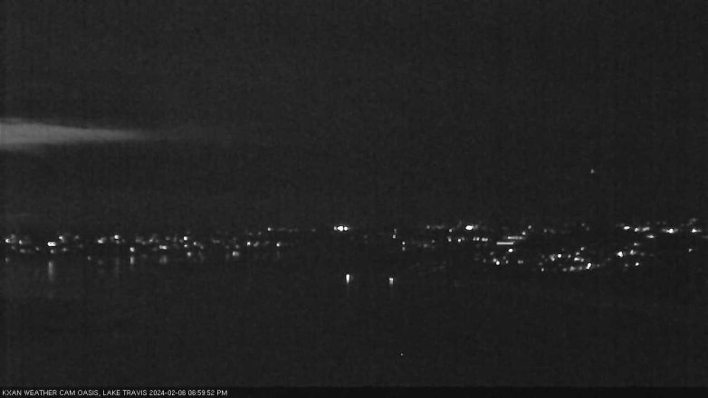 Lake Travis webcam, February 6, 2024 7:00 PM CT