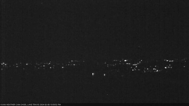 Lake Travis webcam, February 6, 2024 11:00 PM CT