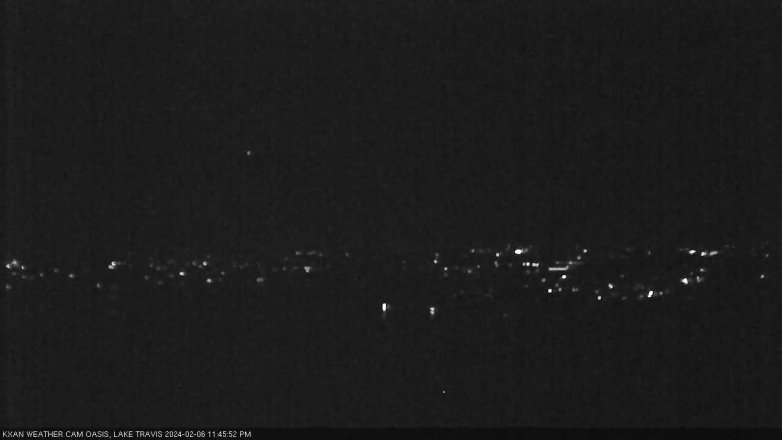 Lake Travis webcam, February 6, 2024 11:45 PM CT