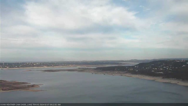Lake Travis webcam, February 7, 2024 9:25 AM CT