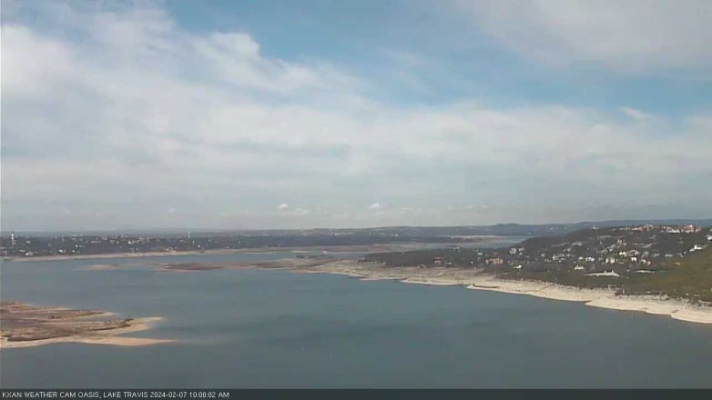 Lake Travis webcam, February 7, 2024 10:00 AM CT