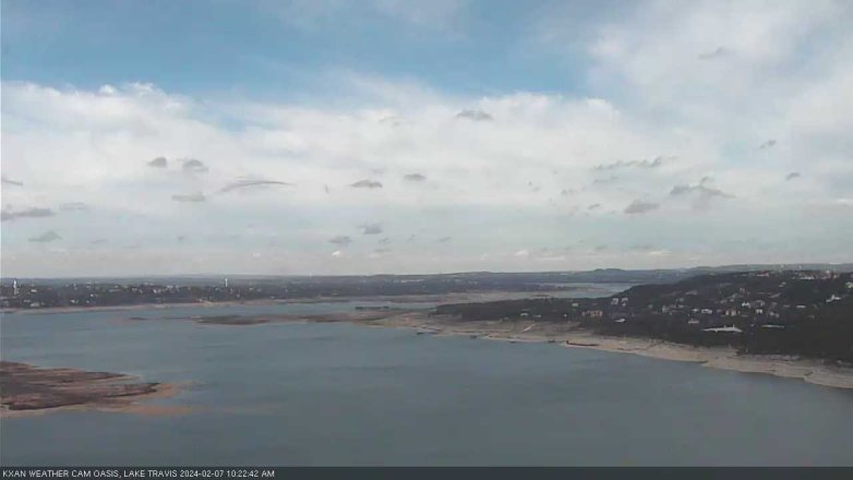 Lake Travis webcam, February 7, 2024 10:25 AM CT