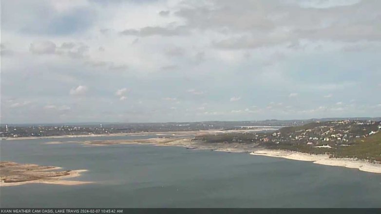 Lake Travis webcam, February 7, 2024 10:45 AM CT
