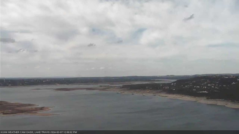 Lake Travis webcam, February 7, 2024 12:00 PM CT