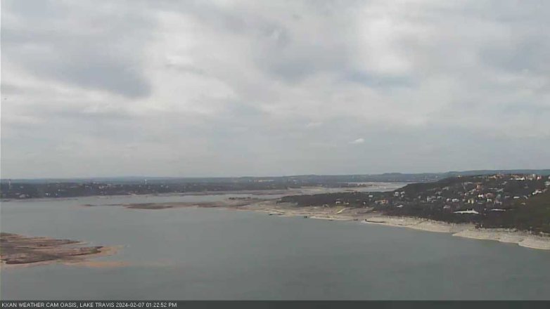 Lake Travis webcam, February 7, 2024 1:25 PM CT