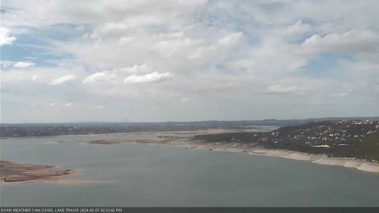 Lake Travis webcam, February 7, 2024 2:25 PM CT