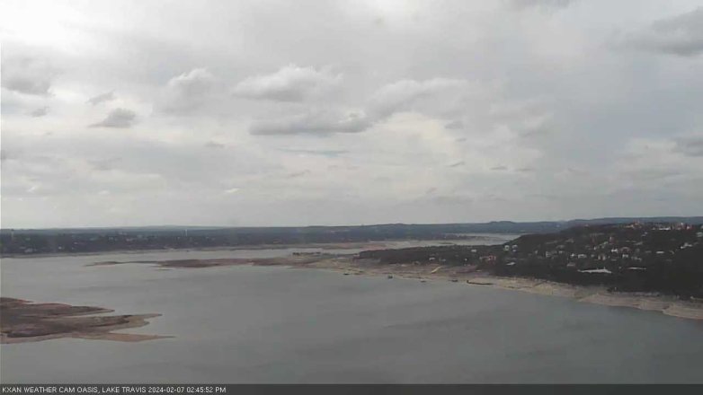 Lake Travis webcam, February 7, 2024 2:45 PM CT
