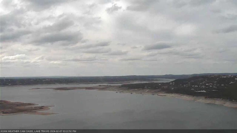 Lake Travis webcam, February 7, 2024 3:25 PM CT