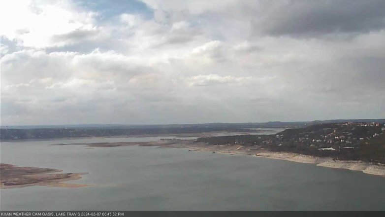 Lake Travis webcam, February 7, 2024 3:45 PM CT