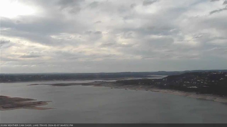 Lake Travis webcam, February 7, 2024 4:45 PM CT