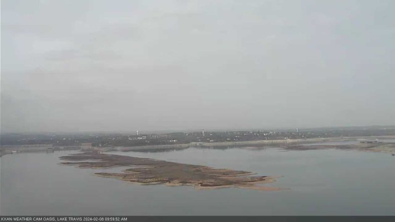 Lake Travis webcam, February 8, 2024 10:00 AM CT