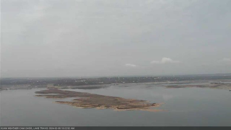 Lake Travis webcam, February 8, 2024 10:25 AM CT