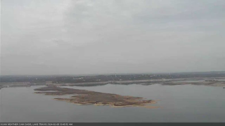 Lake Travis webcam, February 8, 2024 10:45 AM CT