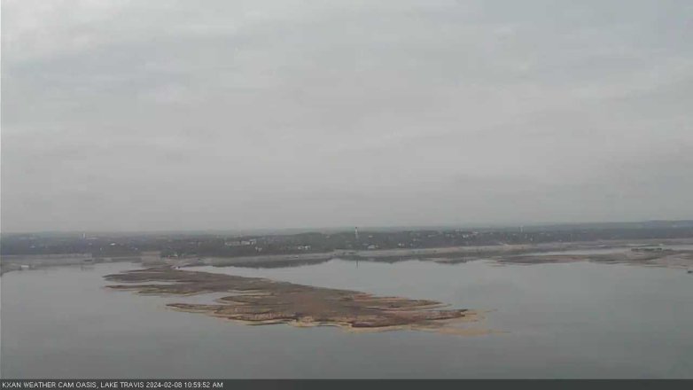 Lake Travis webcam, February 8, 2024 11:00 AM CT