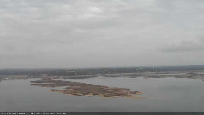 Lake Travis webcam, February 8, 2024 11:25 AM CT