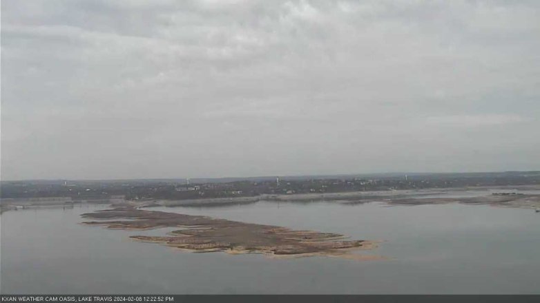 Lake Travis webcam, February 8, 2024 12:25 PM CT