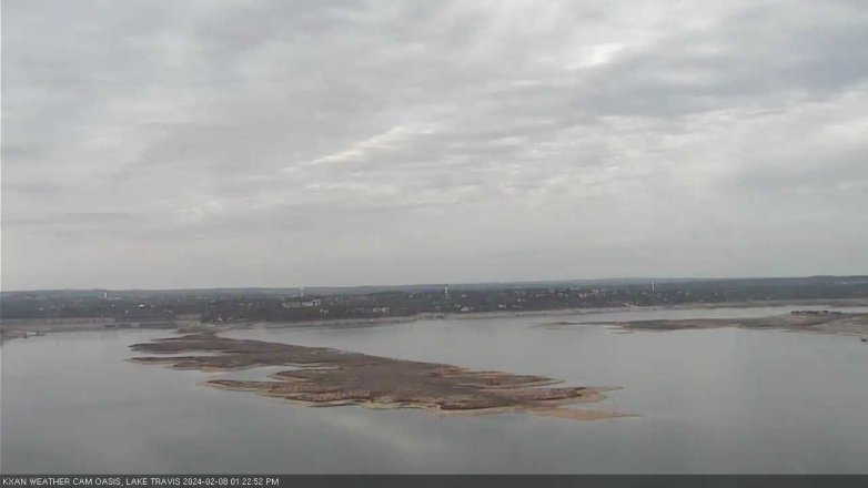 Lake Travis webcam, February 8, 2024 1:25 PM CT