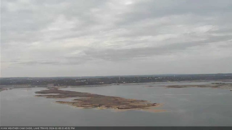 Lake Travis webcam, February 8, 2024 1:45 PM CT