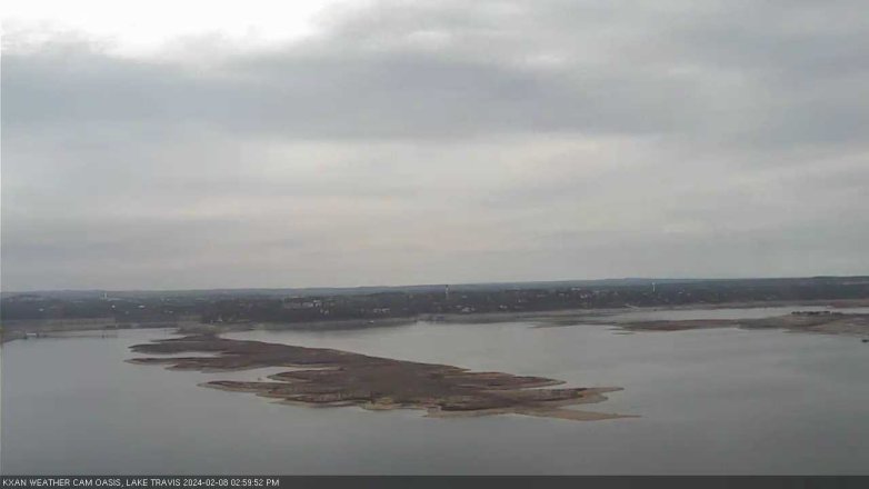 Lake Travis webcam, February 8, 2024 3:00 PM CT