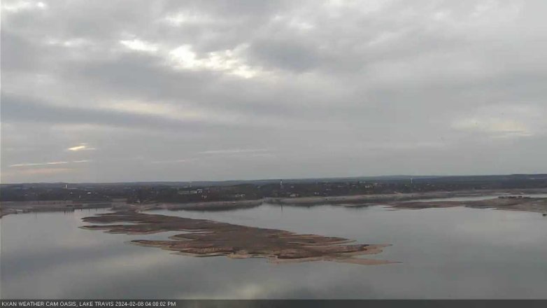 Lake Travis webcam, February 8, 2024 4:00 PM CT