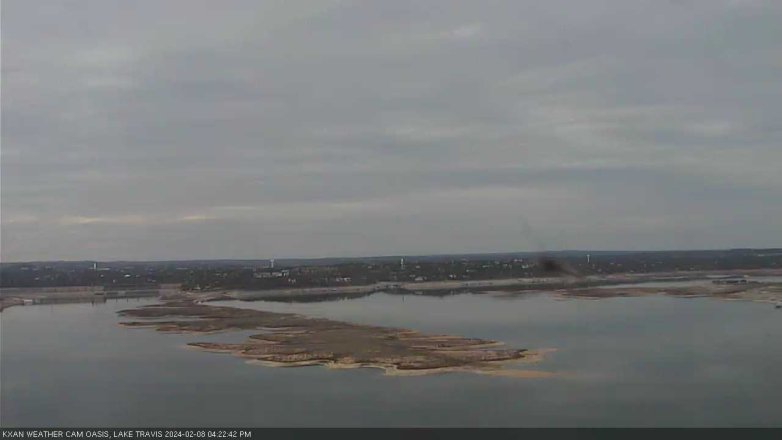 Lake Travis webcam, February 8, 2024 4:25 PM CT