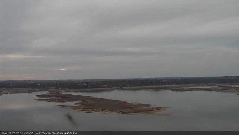 Lake Travis webcam, February 8, 2024 4:45 PM CT
