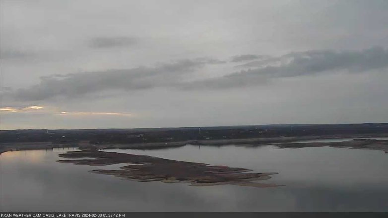 Lake Travis webcam, February 8, 2024 5:25 PM CT