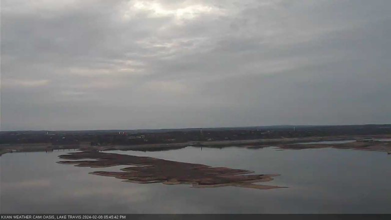 Lake Travis webcam, February 8, 2024 5:45 PM CT
