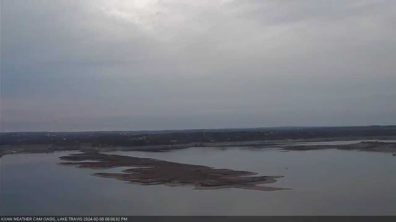 Lake Travis webcam, February 8, 2024 6:00 PM CT