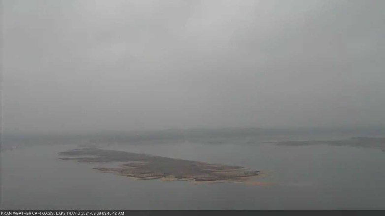 Lake Travis webcam, February 9, 2024 9:45 AM CT