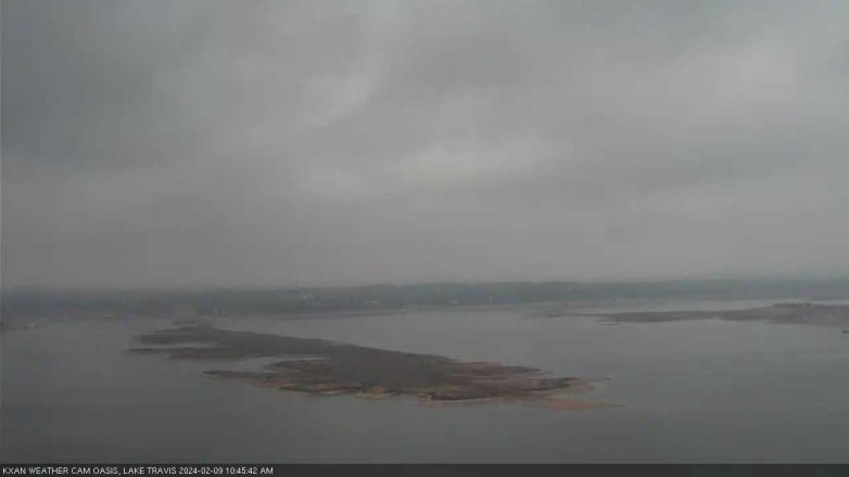 Lake Travis webcam, February 9, 2024 10:45 AM CT