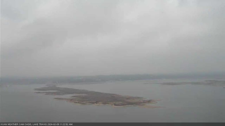 Lake Travis webcam, February 9, 2024 11:25 AM CT