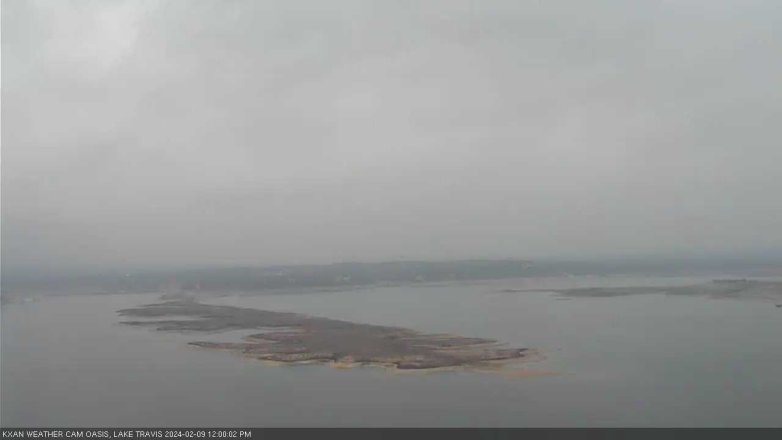 Lake Travis webcam, February 9, 2024 12:00 PM CT