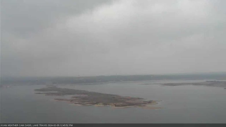 Lake Travis webcam, February 9, 2024 12:45 PM CT