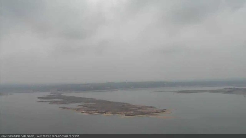 Lake Travis webcam, February 9, 2024 1:25 PM CT
