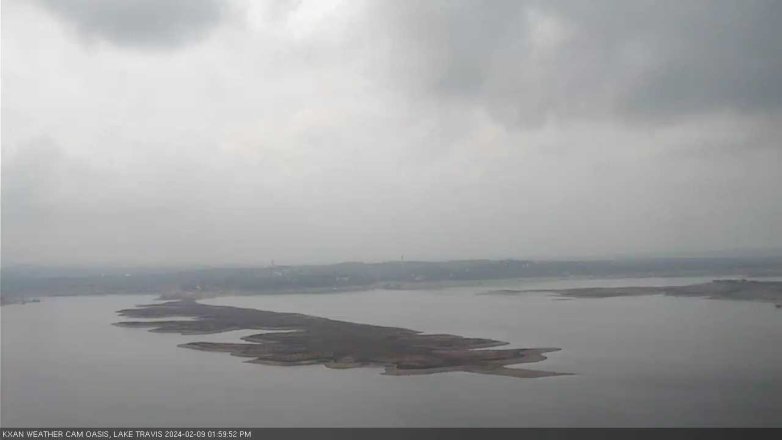 Lake Travis webcam, February 9, 2024 2:00 PM CT