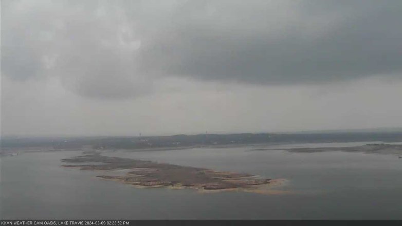 Lake Travis webcam, February 9, 2024 2:25 PM CT