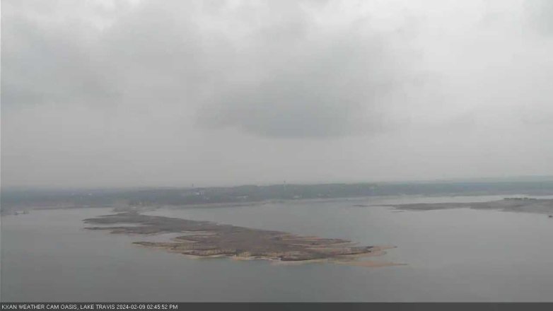 Lake Travis webcam, February 9, 2024 2:45 PM CT