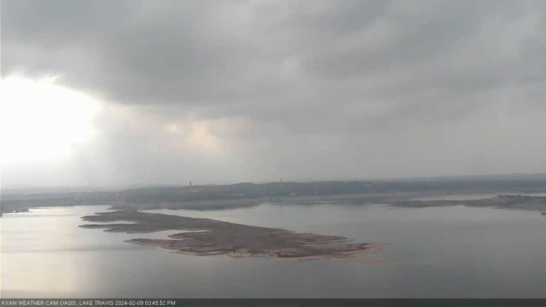 Lake Travis webcam, February 9, 2024 3:45 PM CT