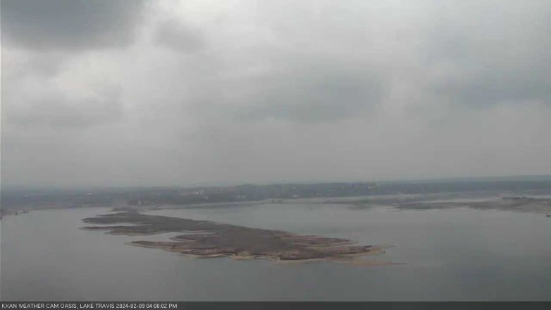 Lake Travis webcam, February 9, 2024 4:00 PM CT