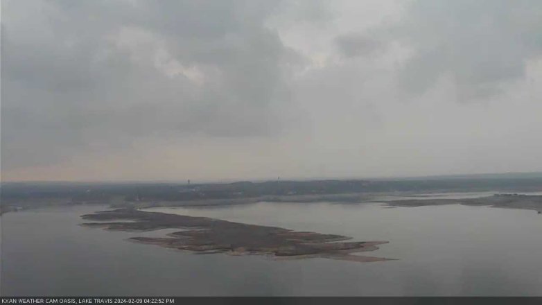Lake Travis webcam, February 9, 2024 4:25 PM CT