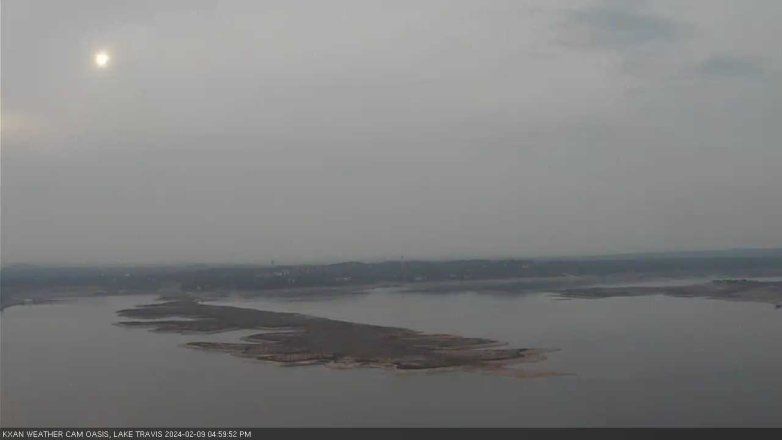 Lake Travis webcam, February 9, 2024 5:00 PM CT